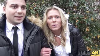 Debt4k. Magnificent Victoria Innocent Has Sex With Debt Agent