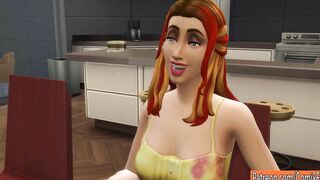Son Fucks Blonde Milf After They Had Dinner Together