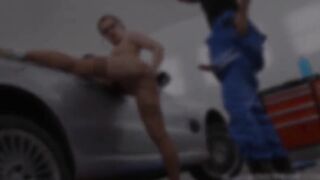 Housewife Paying The New Vehicle Repair by Adultprime