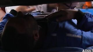 Housewife Paying The New Vehicle Repair by Adultprime