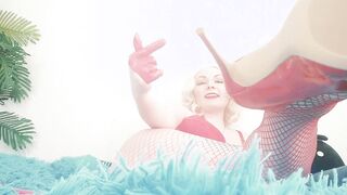 Hard Humiliation - fem dom pov film - rude bratty blonde kinky talk! Arya Grander