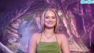 Camsoda - babe Blonde 18 Year Old Cosplay As Tinker Bell Masturbates With Sex Dildo