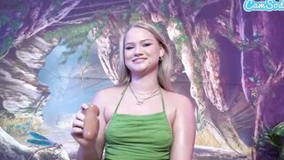 Camsoda - babe Blonde 18 Year Old Cosplay As Tinker Bell Masturbates With Sex Dildo