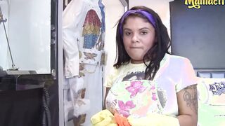 MAMACITAZ Hispanic Maid Vick Valencia Takes It Rough From Boss