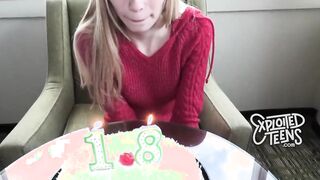 She just turned 18 year old yo and is sucking off dick on clip