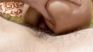 Lesbo banged with fake-cock into the booty
