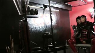 The installation of the pvc doll - Sissy Training