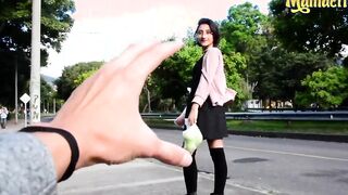 MAMACITAZ - #Luna Castillo - Slim Hispanic Goes From Streets And Jumps