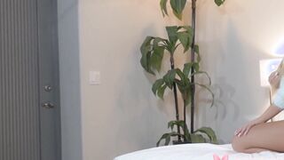 Amazingly Hot blonde Abby Cross is groaning during an orgasm.Solo into 4k