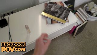 pov - Big Boobed milf Goddess Shalina Devine boned up the booty