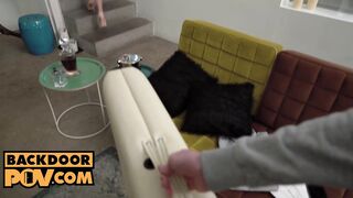 pov - Big Boobed milf Goddess Shalina Devine boned up the booty