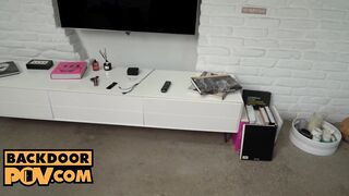 pov - Big Boobed milf Goddess Shalina Devine boned up the booty