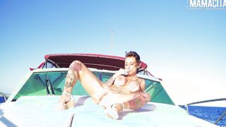 (FREE FULL FILM) - CHICAS LOCA - Alternative cougar Gina Snake Enjoying Hardcore Banging With Her bf On The Boat