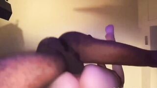 Bitch Gets Her Holes Filled With Big Black Cock She Can’t Stop Squirting !
