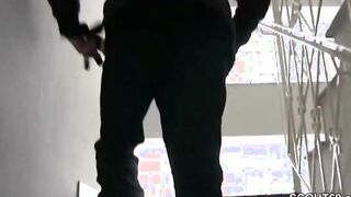 German 19 year old amateur is screwed into the booty by the user