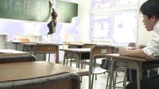 Reina Nanjo, a married woman professor who gets 10 times soak inside a climax class where she can't make a voice