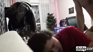 Amateur lovers get freaky watching porn and started to banged!