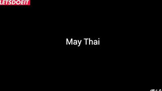 Thai Tourist gets her Tight Twat Banged - May Thai