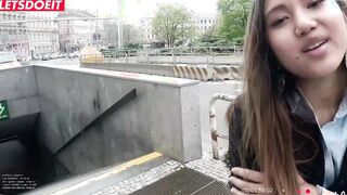 Thai Tourist gets her Tight Twat Banged - May Thai