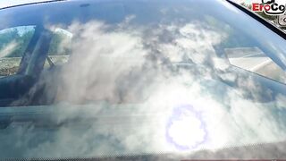 German 18yo amateur teenagers meet outdoor sexdate POV