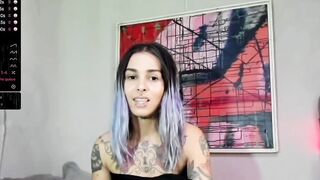 Ligia exploding of satisfaction masturbating ROUGH and doing a Goddess oral sex