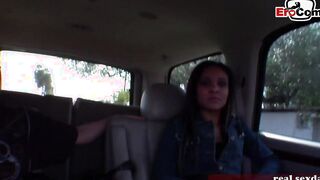 Hispanic young woman with long butt picked up for sex casting