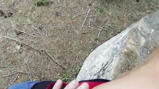 Crazy Hot outside session with the crazy hot woman