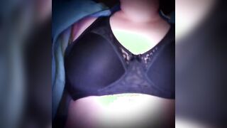Neon hooters performance. Touching my titties.