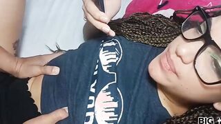 I had a QUICKIE with my Stepsister while her stepmom is on her way