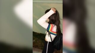 Natalie brooks pounded behind dumpster