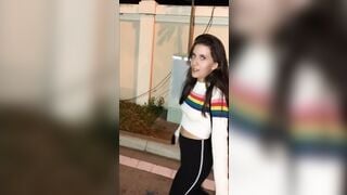 Natalie brooks pounded behind dumpster