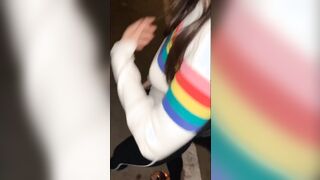 Natalie brooks pounded behind dumpster