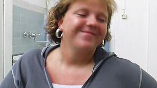 A super sexy German BBW loving having fun with her favorite sex toy