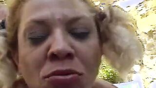 A crazy hot sex film with a slutty cunt with mouth with Blonde