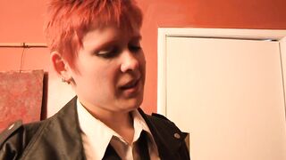 Her red hair dyke Lily fucks her her dark haired friend