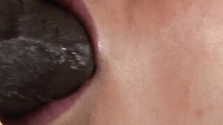 Holly Holmes is a 18 yo who has an interracial nailed