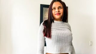 Adorable 18 yo Year Mature Hispanic Bimbo Convinced Fake Casting Producer