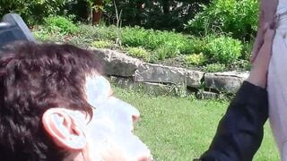 Grandmother loves his young and rough cock