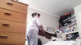 Bbw MILF change clothes