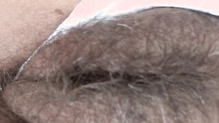 Look at my long bushy twat, do you want to fucked it? My wifey tells the bellboy at the beach hotel while she records it