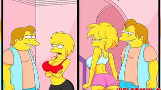Group sex... A different dessert - The Simptoons