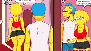 Group sex... A different dessert - The Simptoons