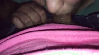 Desperate 18 Year Old Sneaks Her Bf In Her Room Then Suck His Cock Under The Cover While Parents Into The Next Room Cum Swallowing