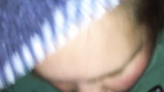 Desperate 18 Year Old Sneaks Her Bf In Her Room Then Suck His Cock Under The Cover While Parents Into The Next Room Cum Swallowing