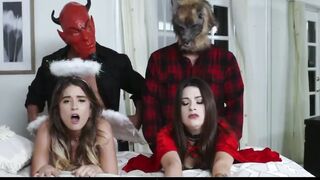 Stepdads Are Extra Pervy with Their Horror Themed Masks - Familycum