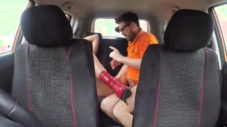 Big Ass n bigtits mom screwed public inside vehicle by driving tutor
