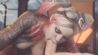 THE BADDIES POUNDER ! ! HARLEY QUEEN HOPPING ON MY GIGA-DONGER