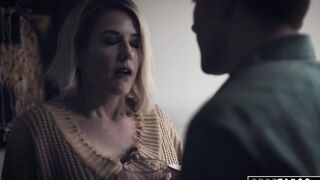 VIRGIN TABOO Stepmom Helped Satisfaction Himself