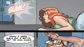 Detention season #3 ep. #2 - She made a Filthy Deal with the Janitor big black dick College sex.