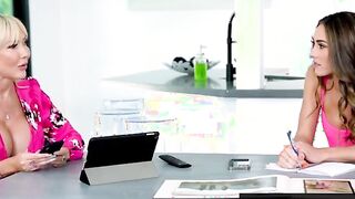 FucksMILFs - Victoria expresses that she needs help with bills, and Peter is happy to help, but under 1 condition he wants to fucked Victoria and her step-daughter at the same time.